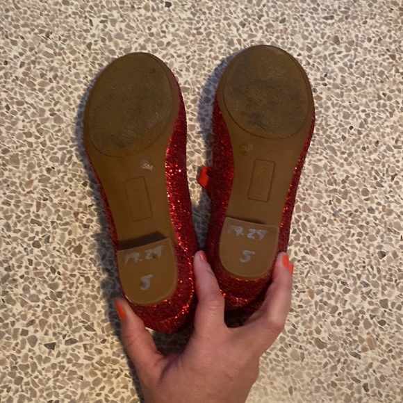 Ruby Red Chunk Heels - Picture 6 of 6